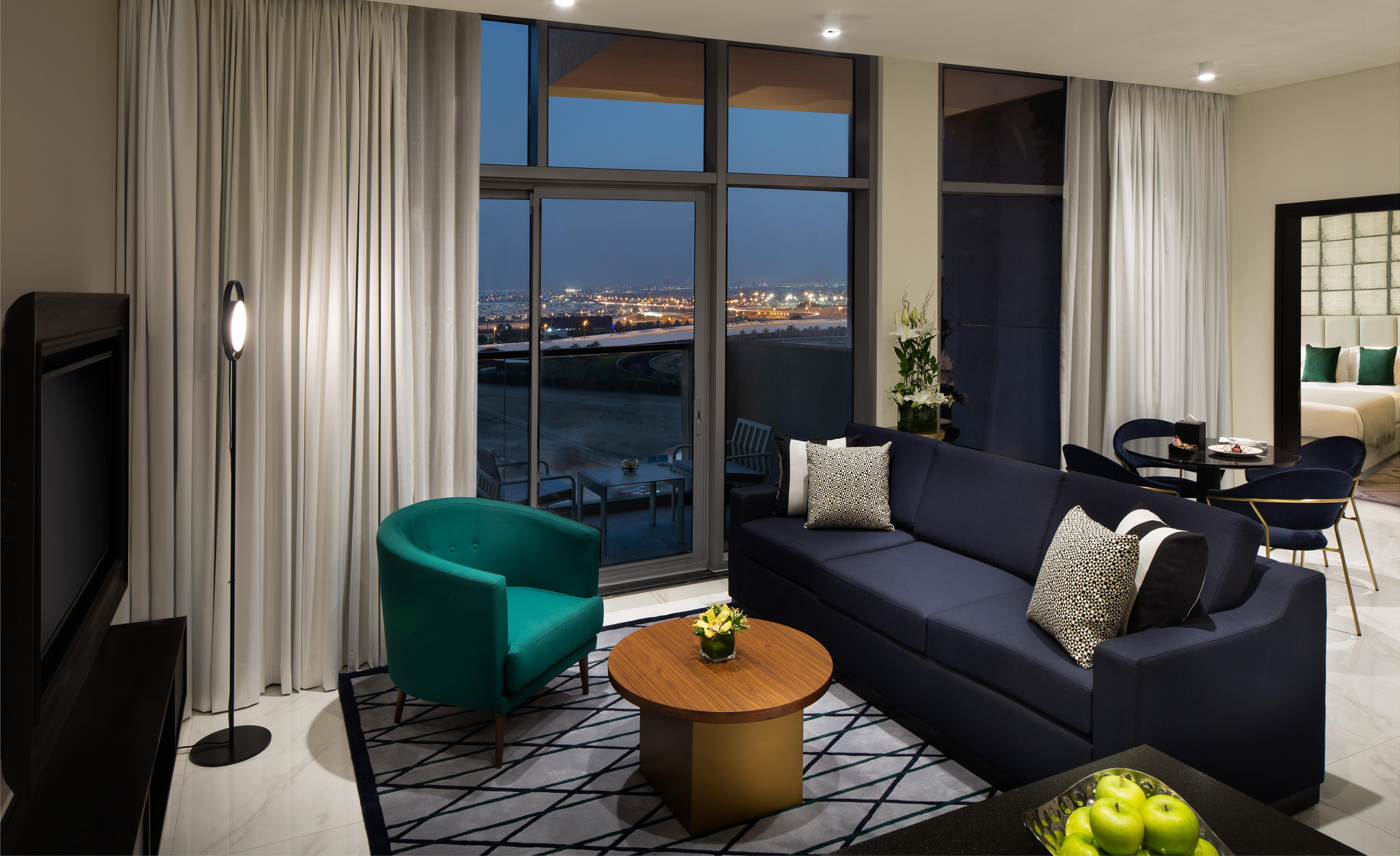 Millennium Atria Business Bay Aparthotel Dubai Exterior photo A living room at the Ritz-Carlton, Downtown, Los Angeles