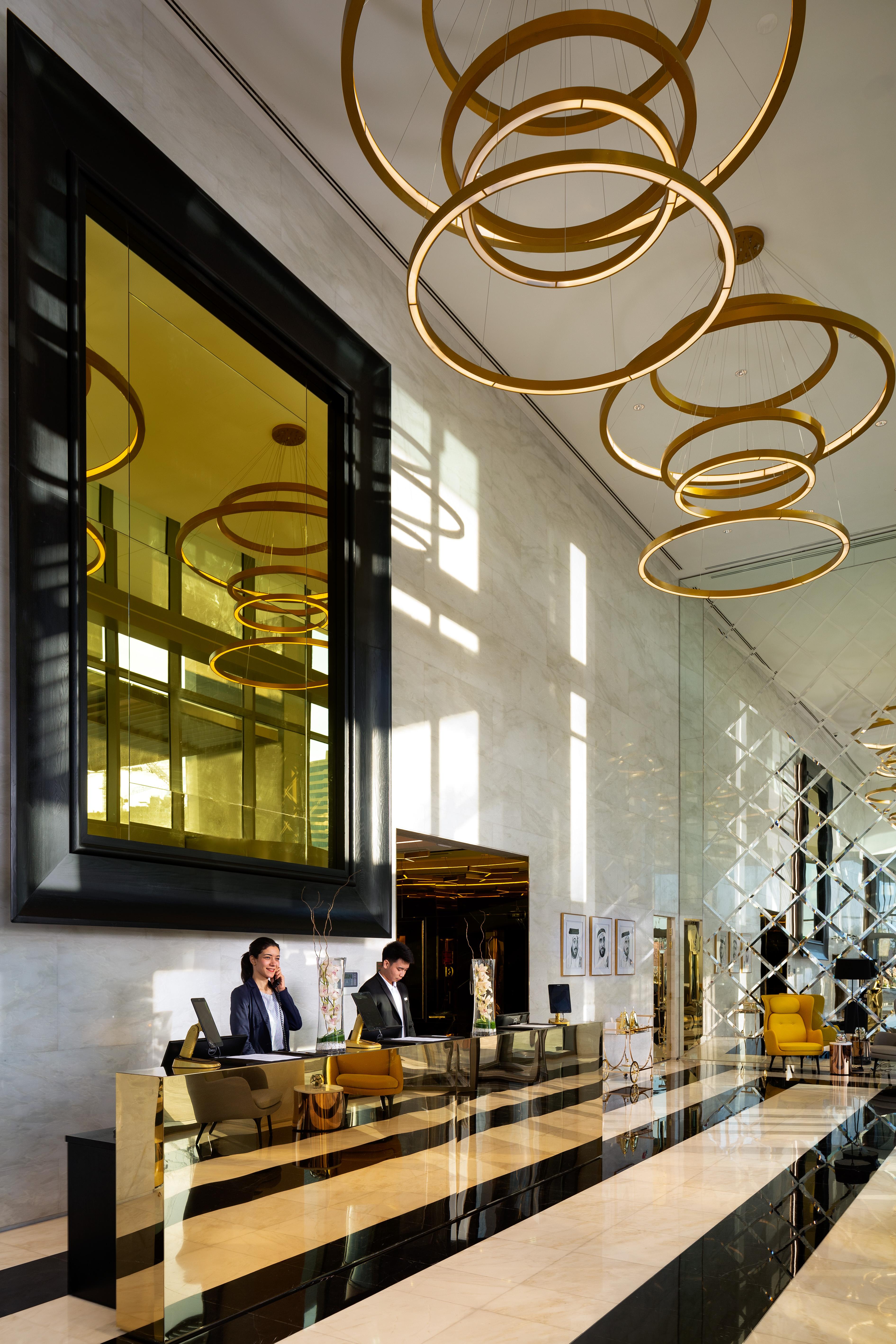 Millennium Atria Business Bay Aparthotel Dubai Exterior photo The lobby of the hotel